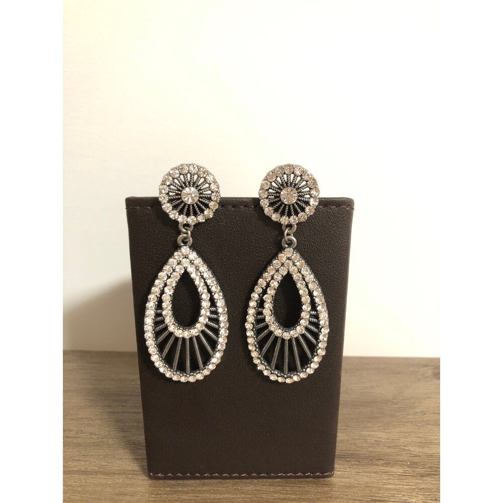 Rhinestones Teardrop Fashion Earrings